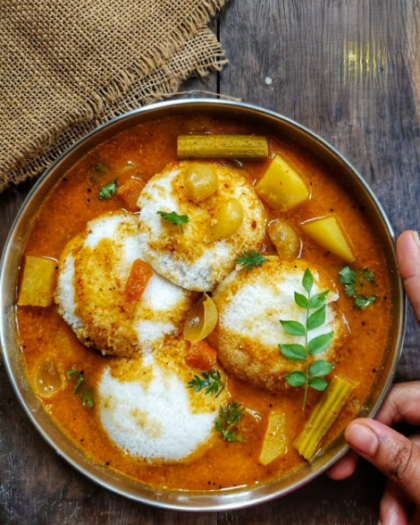 15. pre-order dine-in Mini Idly with Sambar