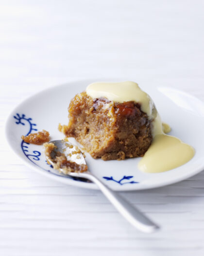 94. Sticky Toffee Pudding with Custard