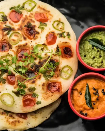 78. Uttappam with Vege Topping