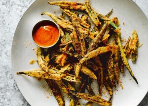 7. pre-order dine-in Okra fries