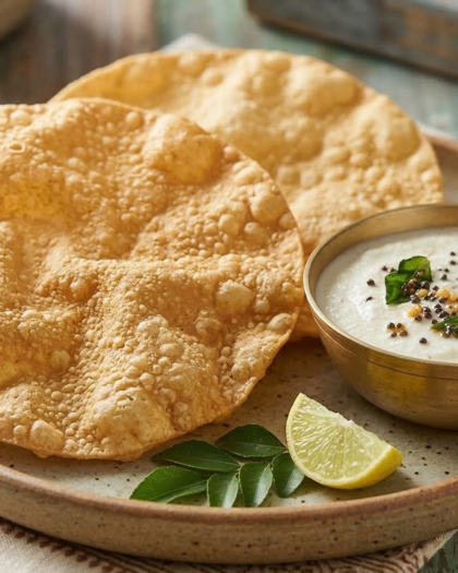 4. pre-order dine-in Papadums (2 Pcs)