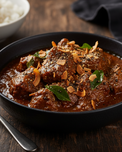 30. Lamb with Black Pepper and Coconut Chips
