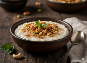 90. pre-order dine-in Rice Pudding with Roasted Nuts
