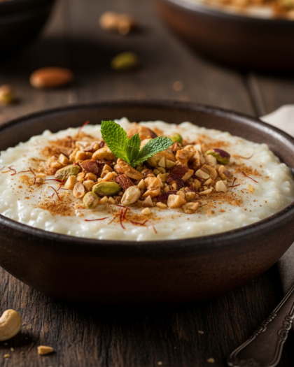 90. Rice Pudding with Roasted Nuts